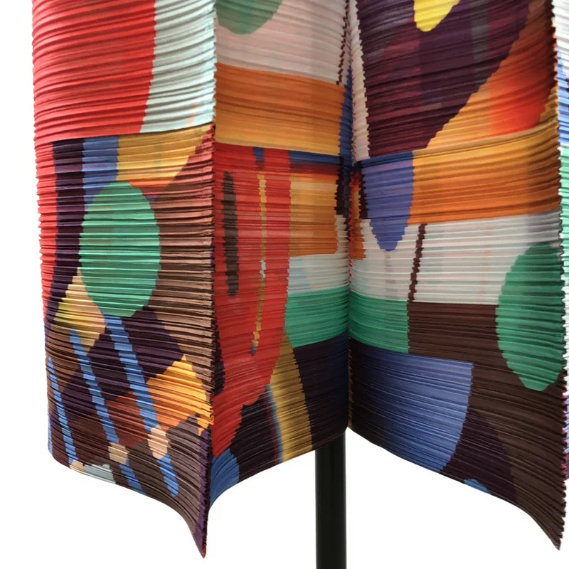 PLEATS PLEASE ISSEY MIYAKE / プリーツプリーズイッセイミヤケ | 2026SS | PLAYGROUND 総柄 プリーツ 変形 パンツ | 5 | レディース