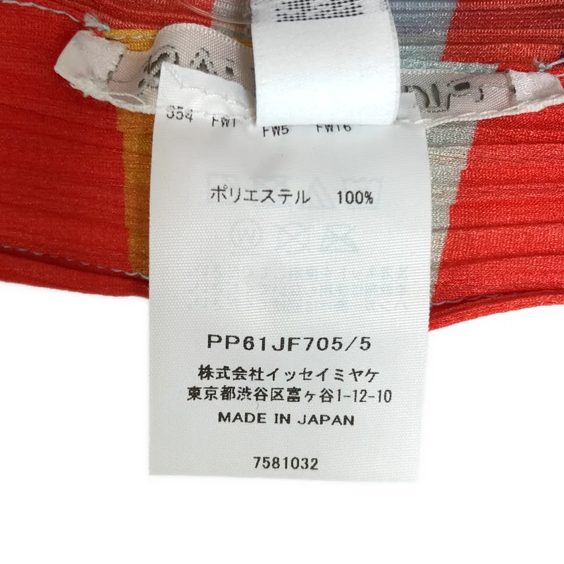 PLEATS PLEASE ISSEY MIYAKE / プリーツプリーズイッセイミヤケ | 2026SS | PLAYGROUND 総柄 プリーツ 変形 パンツ | 5 | レディース