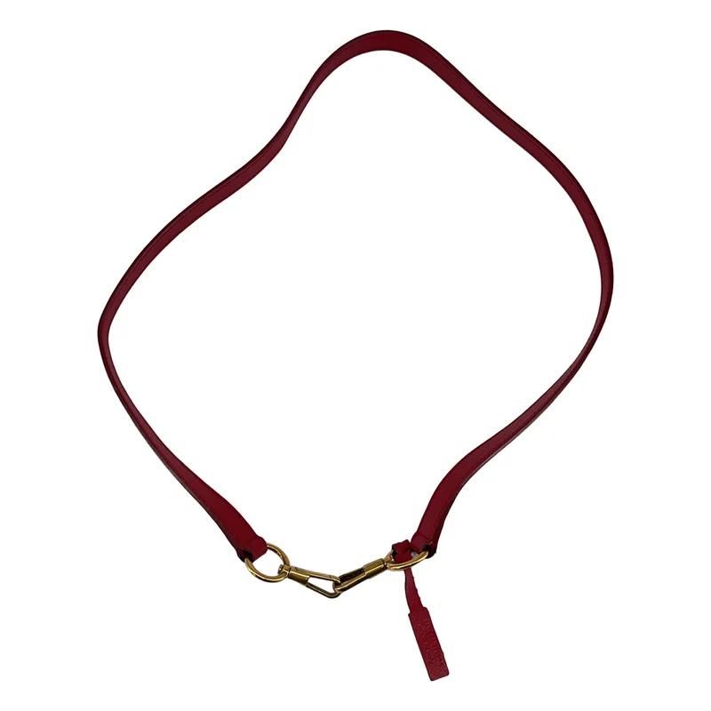 YVES SAINT LAURENT / イヴサンローラン | レザー ショルダーストラップ ベルト |
