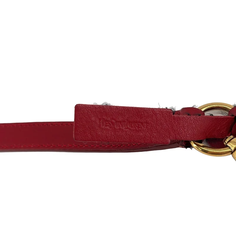 YVES SAINT LAURENT / イヴサンローラン | レザー ショルダーストラップ ベルト |