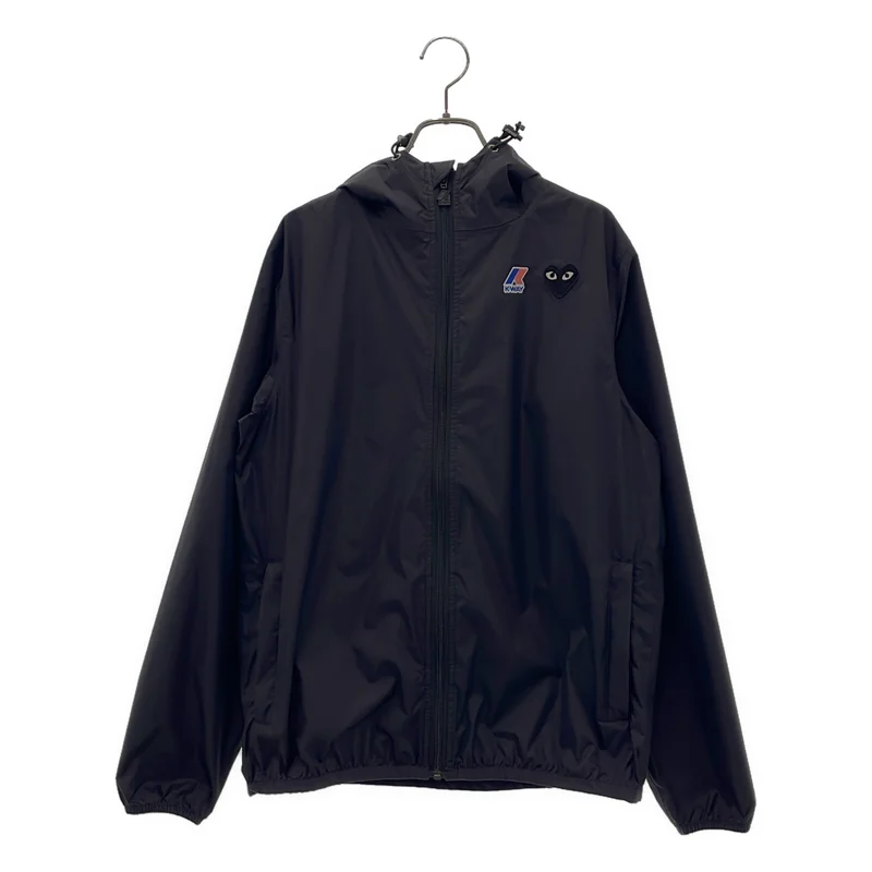 PLAY COMME des GARCONS / プレイコムデギャルソン | × K-WAY ハートワッペン ロゴ フルジップ ジャケット フーディ | SMALL | メンズ