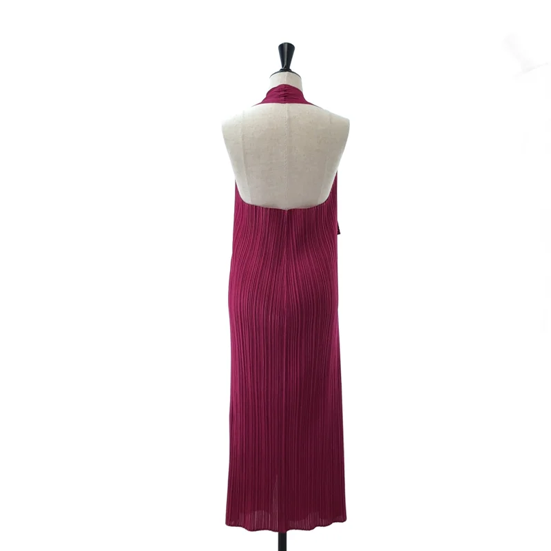 PLEATS PLEASE ISSEY MIYAKE / プリーツプリーズイッセイミヤケ | ホルターネック ワンピース PP43JH156 | 3 | レディース