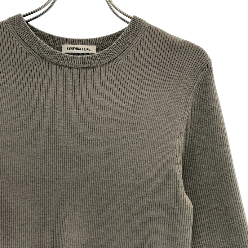 Deuxieme Classe / ドゥーズィエムクラス | 2025AW | Rib クルーネック プルオーバー 25080500808030 |
