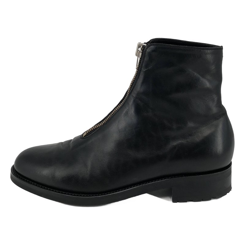 forme / フォルメ | Front ジップ レザーブーツ | ５　1/2 | メンズ