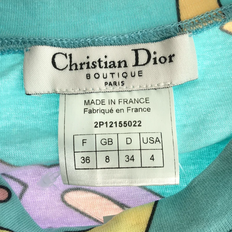 Christian Dior / クリスチャンディオール | プリント Tシャツ_半袖 2P12155022 | 36 | レディース