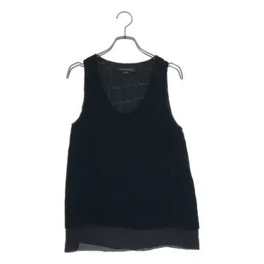 ALEXANDER WANG / アレキサンダーワン | 異素材切替 ノースリーブ