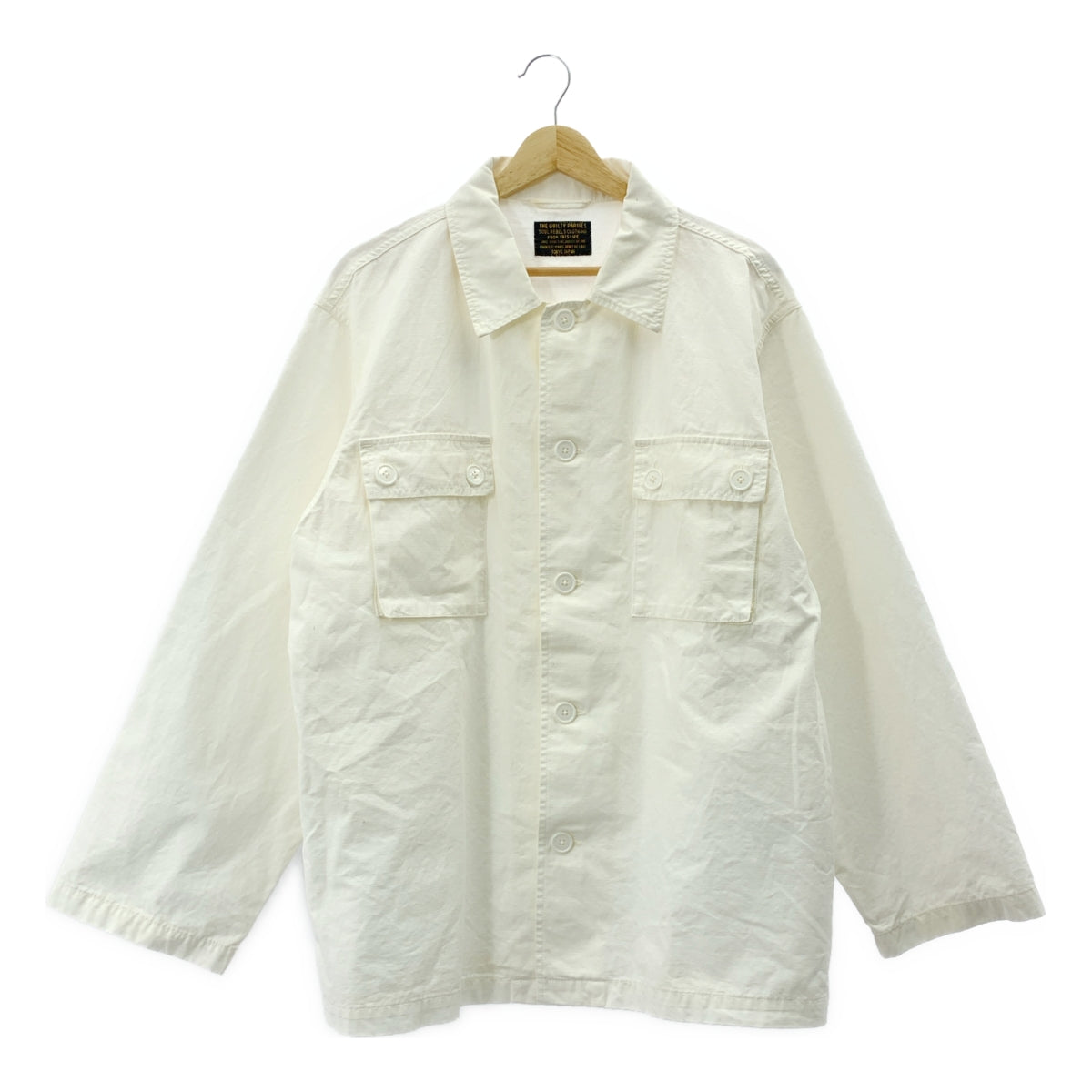 【新品】  WACKO MARIA / ワコマリア | 2023SS | ARMY SHIRT TYPE-1 アーミーシャツ ファティーグジャケット | S | ホワイト | メンズ 新品】 WACKO MARIA / ワコマリア | 2023SS | ARMY SHIRT TYPE-1
