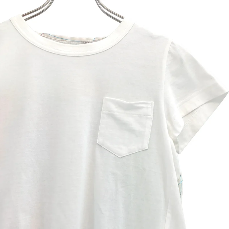 sacai / サカイ | world map print t-shirt ワールドマップ 切替Tシャツ | 1 | レディース