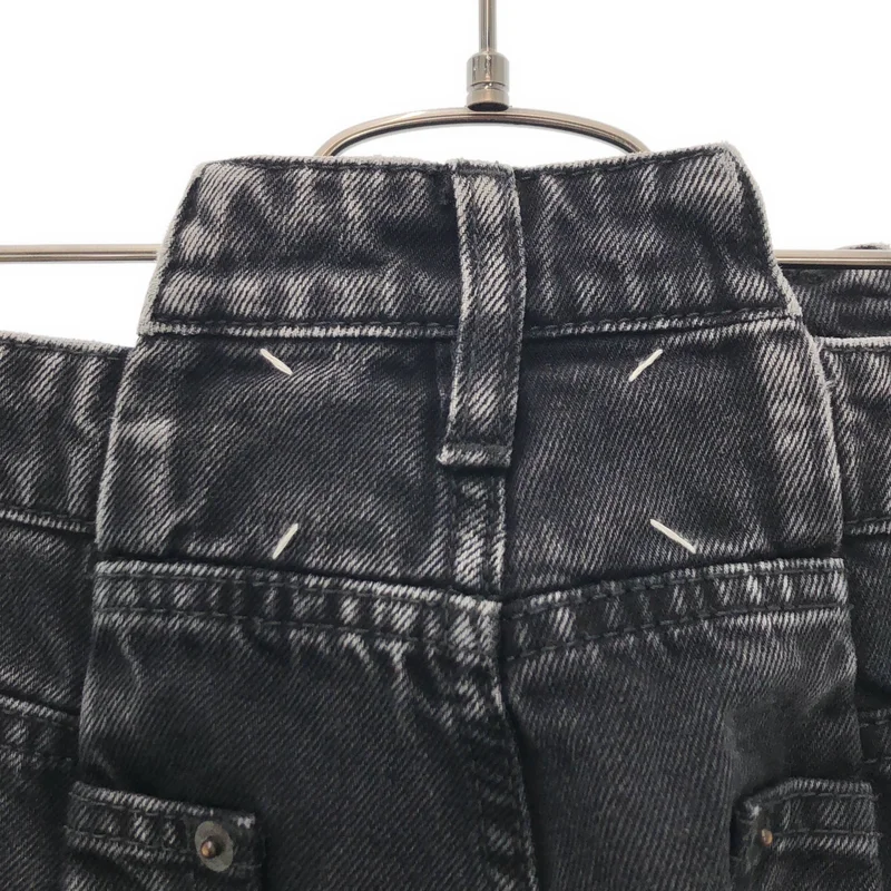 Maison Margiela / メゾンマルジェラ | 2025SS | カットアウト ワイドデニムパンツ | 36 | レディース