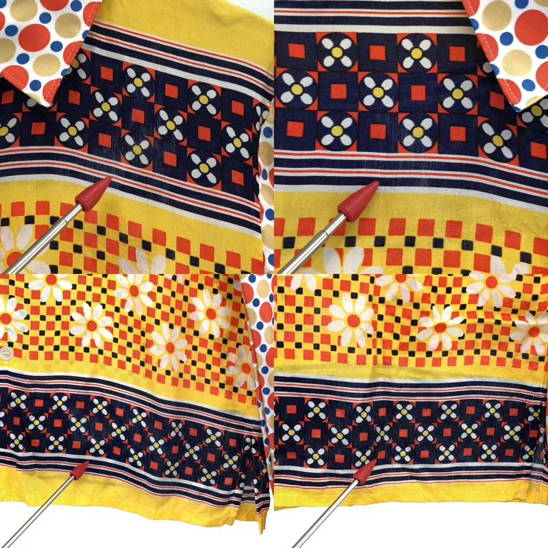 tricot COMME des GARCONS / トリココムデギャルソン | 2001SS | フラワープリント ドット切替 シャツ | S | レディース