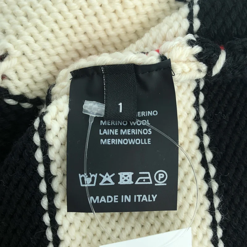 RAF SIMONS / ラフシモンズ | 2022AW | RSロゴ オーバーサイズ ボーダー ニット | 1 | メンズ
