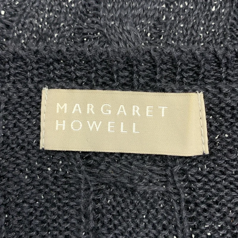MARGARET HOWELL / マーガレットハウエル | リネン ケーブルニット プルオーバー | 2 | レディース