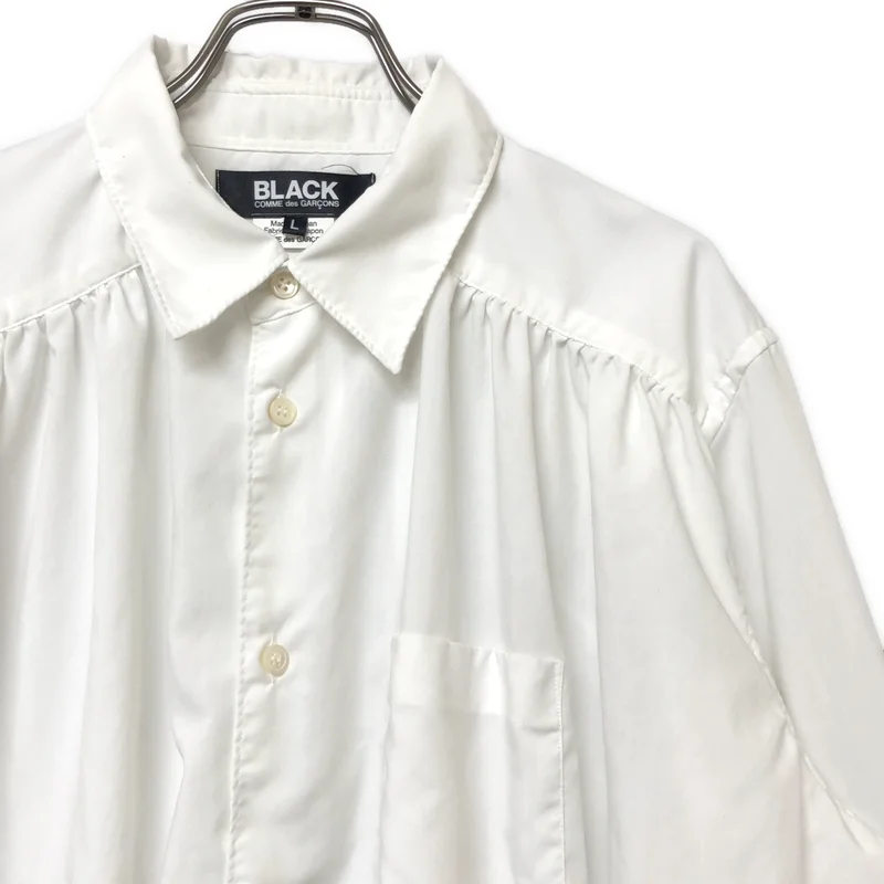 ブラックコムデギャルソン　捻れ　ブロードシャツ　ホワイト BLACK COMME des GARCONS / ブラックコムデギャルソン – KLD