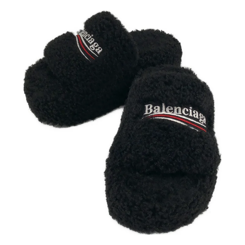 BALENCIAGA / バレンシアガ | FURRY プラットフォーム サンダル | 35 | レディース