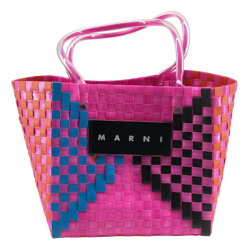 MARNI / マルニ | FLOWER CAFE PICNIC BAG / フラワーカフェ ピクニック カゴ トートバッグ |