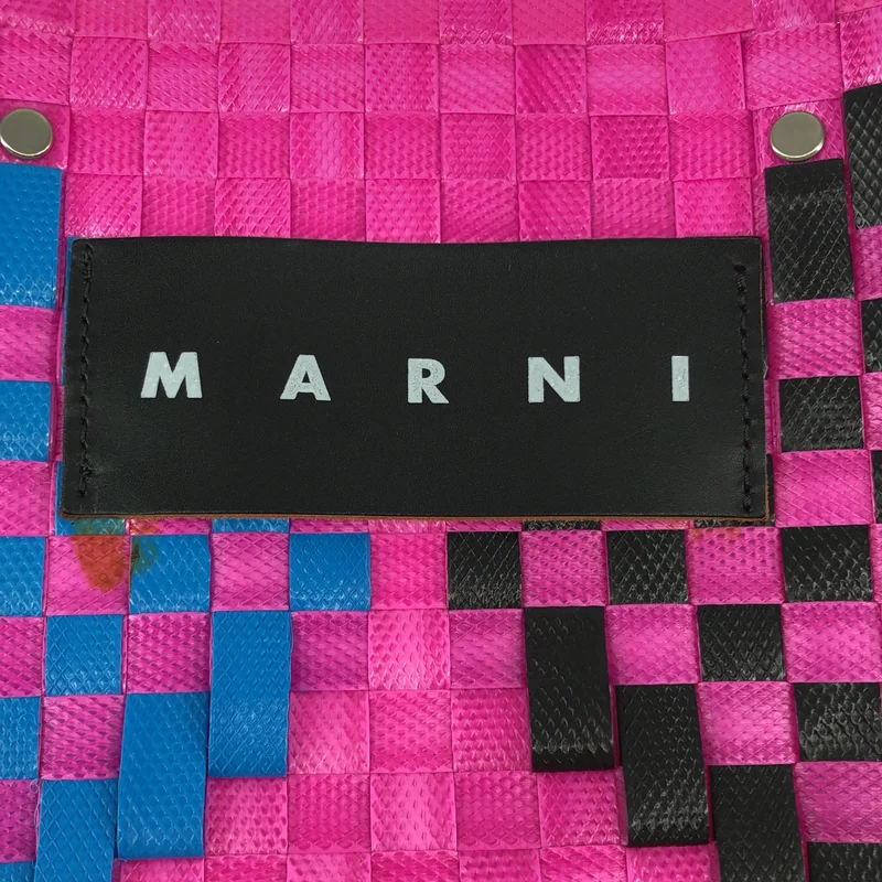 MARNI / マルニ | FLOWER CAFE PICNIC BAG / フラワーカフェ ピクニック カゴ トートバッグ |