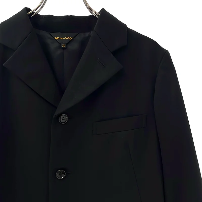 COMME des GARCONS / コムデギャルソン | 2011AW | ウールギャバ 3B ロングテーラードジャケット | XS | レディース