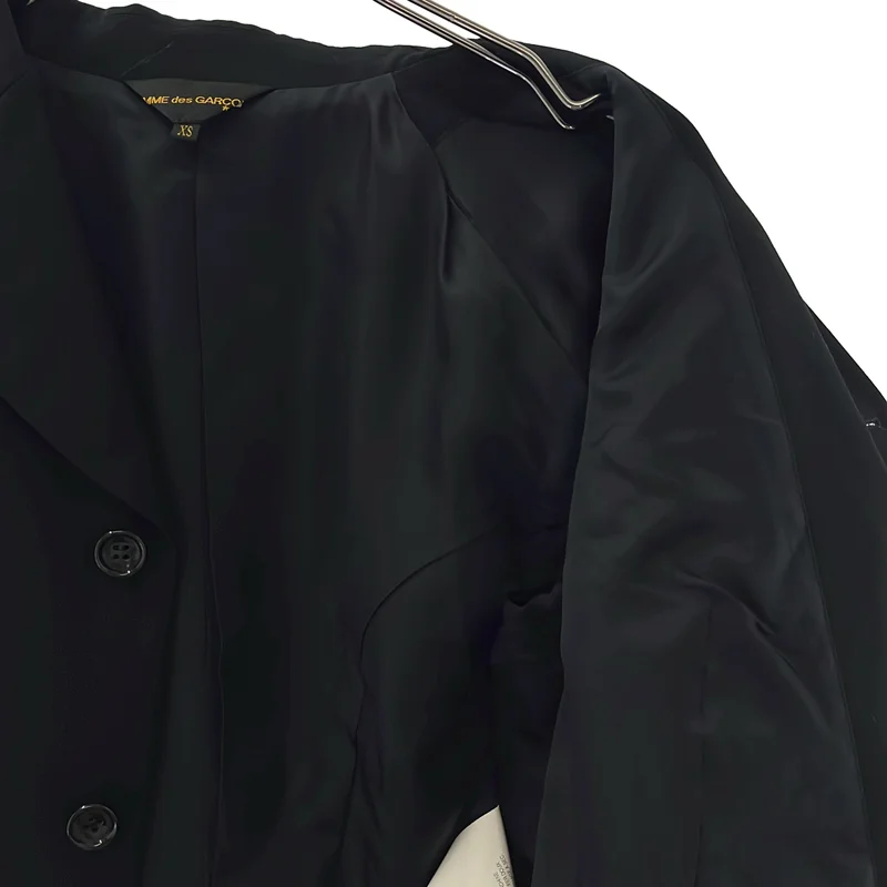 COMME des GARCONS / コムデギャルソン | 2011AW | ウールギャバ 3B ロングテーラードジャケット | XS | レディース