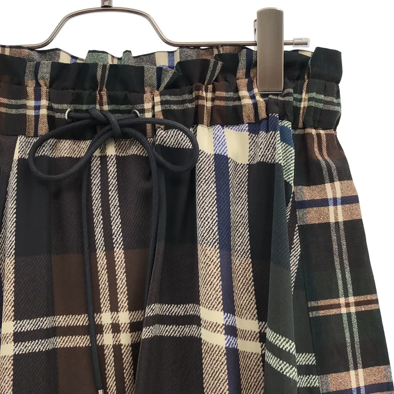 sacai / サカイ | 2025SS | チェック切り替え カーゴスカート | 2 | レディース