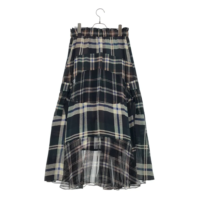sacai / サカイ | 2025SS | チェック切り替え カーゴスカート | 2 | レディース