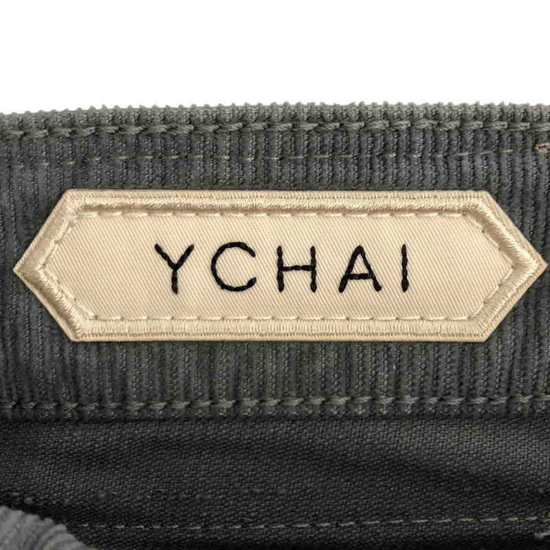 YCHAI / イカイ | レザーパッチ コーデュロイ パンツ | 29 | メンズ