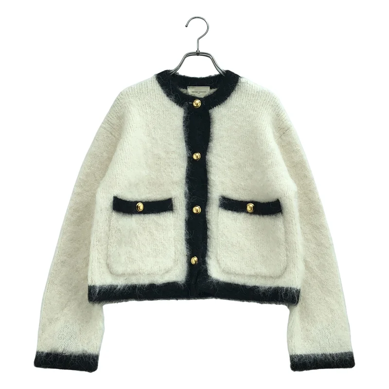 UNITED ARROWS / ユナイテッドアローズ | アルパカ混 シャギー クルーネック ニットカーディガン 1528-199-0333 |