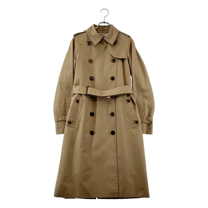 AQUASCUTUM / アクアスキュータム | ベルテッド ロゴボタン トレンチコート / 着脱可ライナー | 4 | レディース