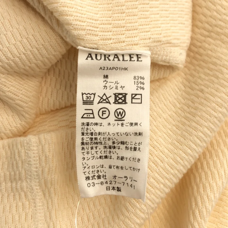 AURALEE / オーラリー | 2023AW | LIGHT THERMAL P/O / ライトサーマルプルオーバー | 4 | メンズ