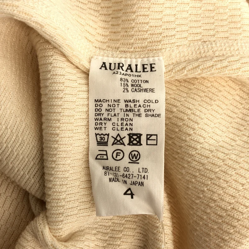 AURALEE / オーラリー | 2023AW | LIGHT THERMAL P/O / ライトサーマルプルオーバー | 4 | メンズ