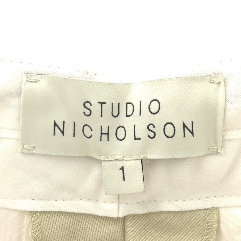 Studio Nicholson / スタジオニコルソン | ワイド タックパンツ | 1 | レディース