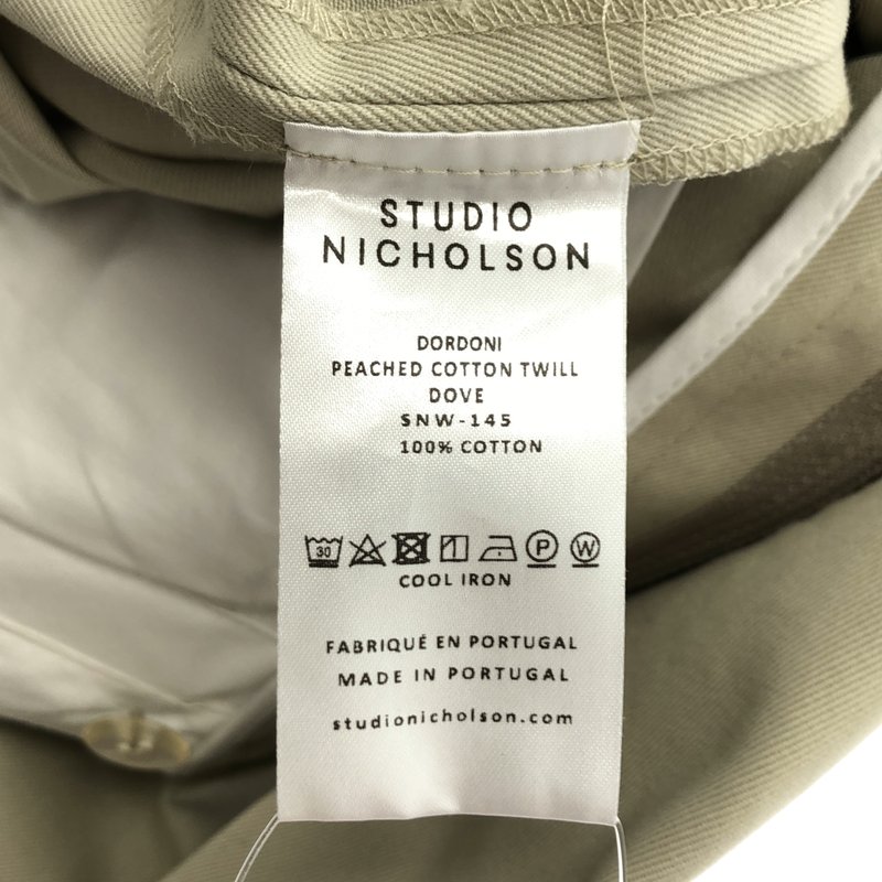 Studio Nicholson / スタジオニコルソン | ワイド タックパンツ | 1 | レディース