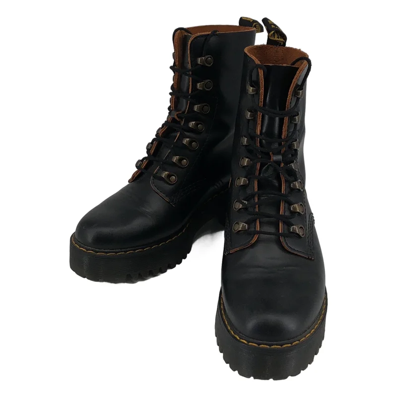 Dr.Martens / ドクターマーチン | LEONA レザー レースアップブーツ | UK5 | レディース