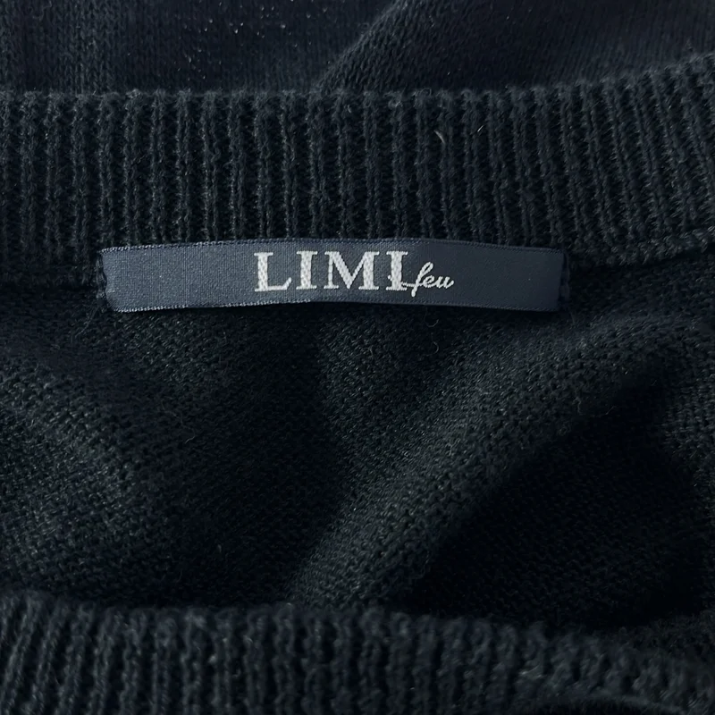 LIMI feu / リミフゥ | コットン リネン アシンメトリー ロングニット LV-K10-045 | S | レディース
