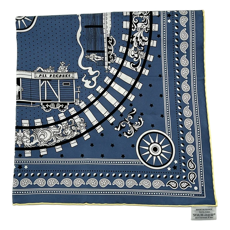 HERMES / エルメス | ALL ABOARD / オールアボード カレ55  シルク スカーフ |