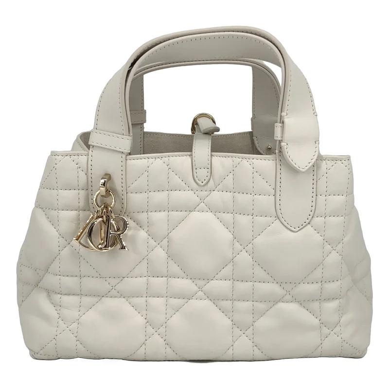 Christian Dior / クリスチャンディオール | マクロカナージュ トゥジュール レザーハンドバッグ |