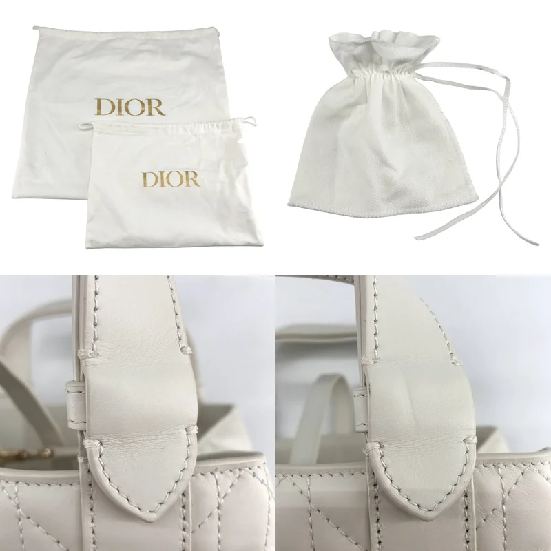 Christian Dior / クリスチャンディオール | マクロカナージュ トゥジュール レザーハンドバッグ |