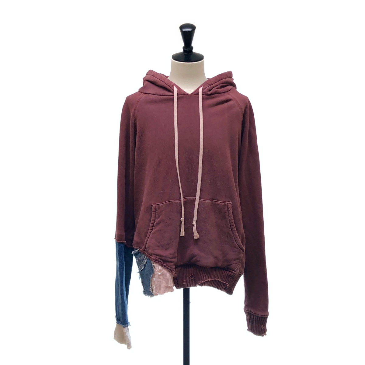 グレッグローレン スウェット　ダメージ加工パーカー 襤褸　ビンテージ　グレー GREG LAUREN / グレッグローレン – KLD