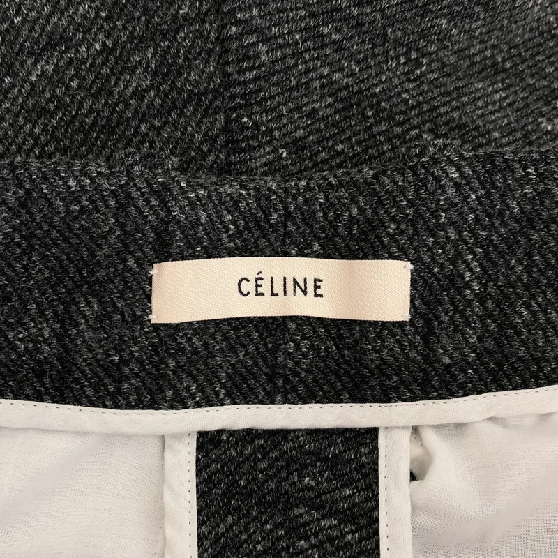 CELINE / セリーヌ | フィービー期 ウール ヘンプ混 ミカドパンツ | 36 | レディース