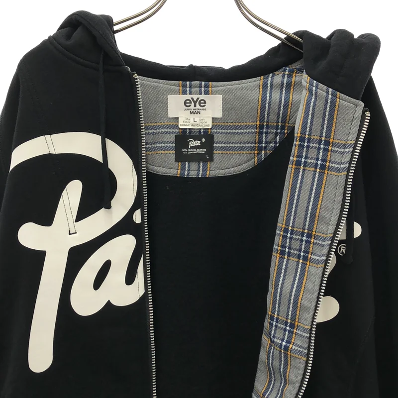 eye JUNYA WATANABE COMME des GARCONS MAN / アイジュンヤワタナベ マン | 2022SS | × PATTA / ロゴプリント ジップアップパーカー | L | メンズ
