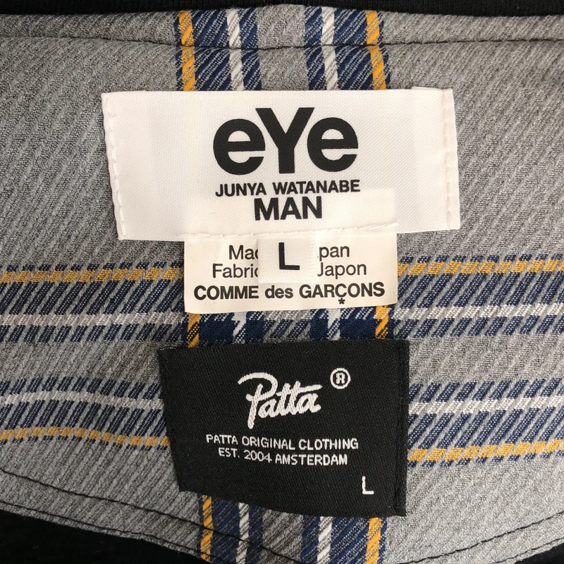 eye JUNYA WATANABE COMME des GARCONS MAN / アイジュンヤワタナベ マン | 2022SS | × PATTA / ロゴプリント ジップアップパーカー | L | メンズ