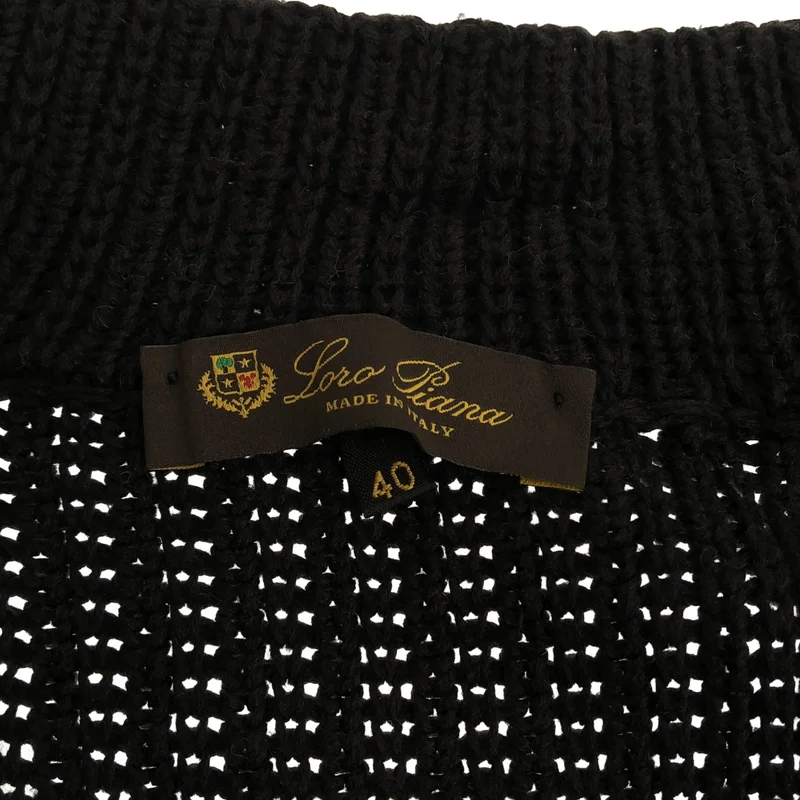 Loro Piana / ロロピアーナ | コットン ニットカーディガン ジャケット | 40 | レディース