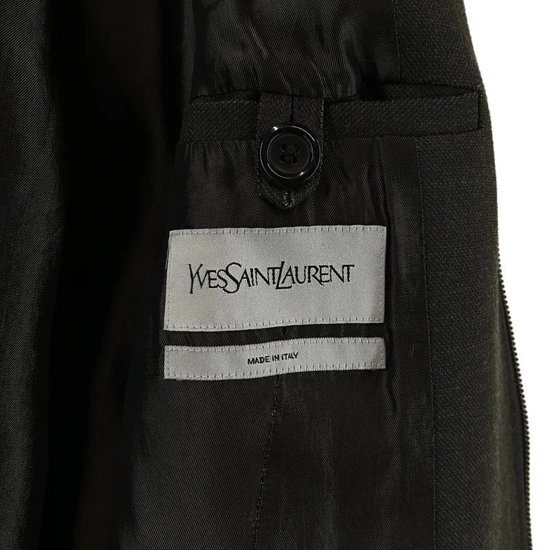 YVES SAINT LAURENT / イヴサンローラン | 2010AW | ショールカラー ボンバージャケット | 46 | メンズ
