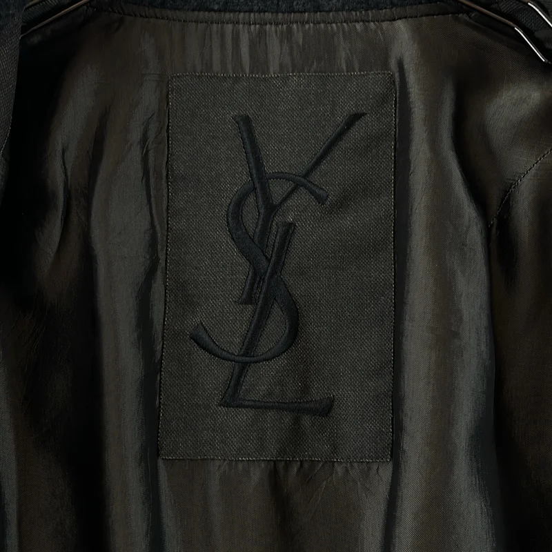 YVES SAINT LAURENT / イヴサンローラン | 2010AW | ショールカラー ボンバージャケット | 46 | メンズ