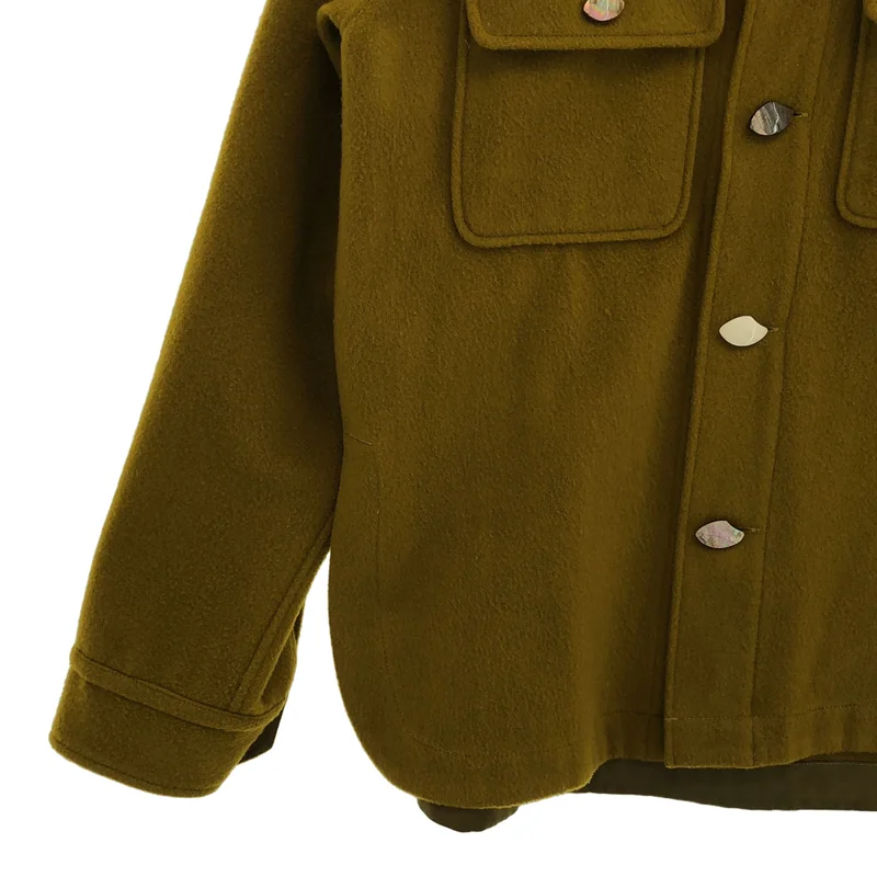 MURRAL / ミューラル | Wool oversized shirt jacket ジャケット mu20aw-0102 | F | レディース
