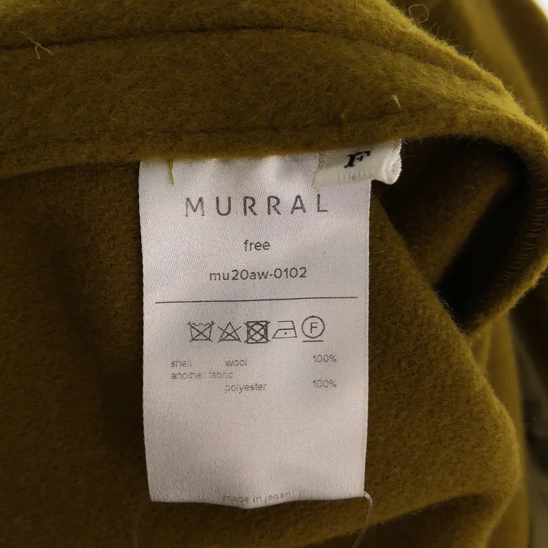 MURRAL / ミューラル | Wool oversized shirt jacket ジャケット mu20aw-0102 | F | レディース