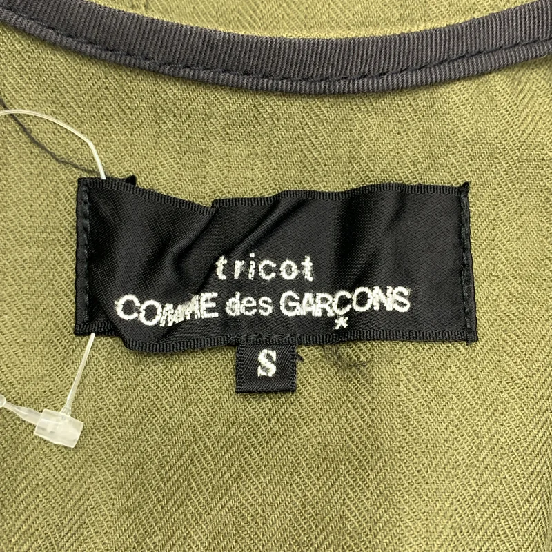 tricot COMME des GARCONS / トリココムデギャルソン | 2003SS | フラワー レース エンブロイダリー ミリタリー ブラウス | S | レディース