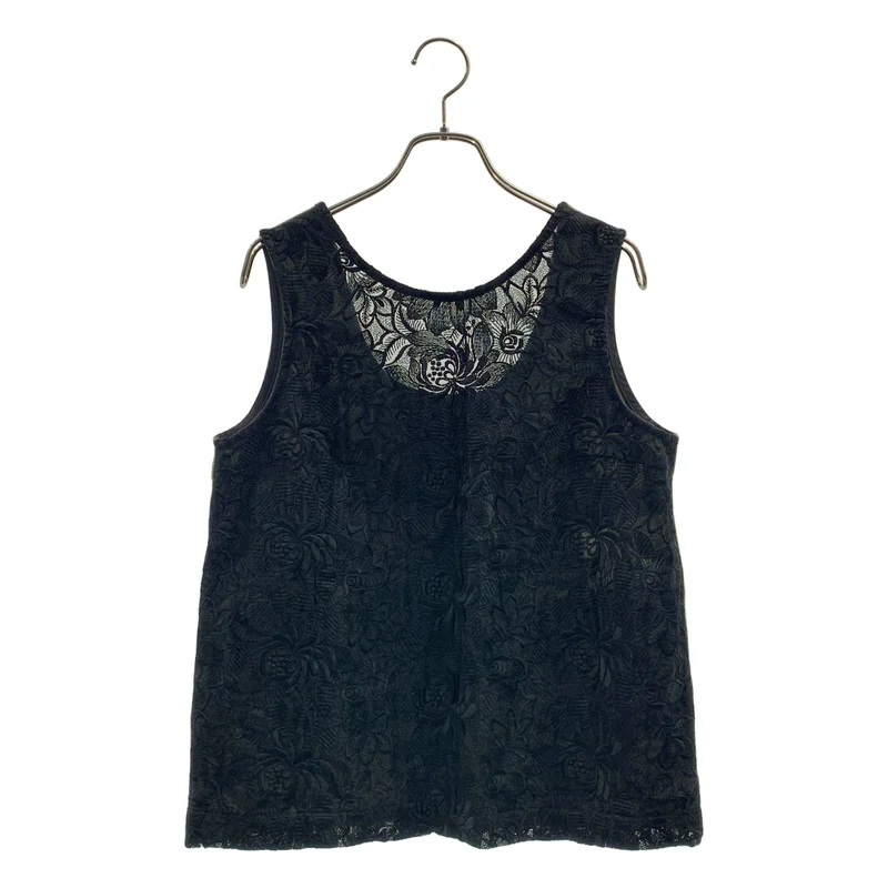 tricot COMME des GARCONS / トリココムデギャルソン | 2003SS | フラワー レース エンブロイダリー ミリタリー ブラウス | S | レディース