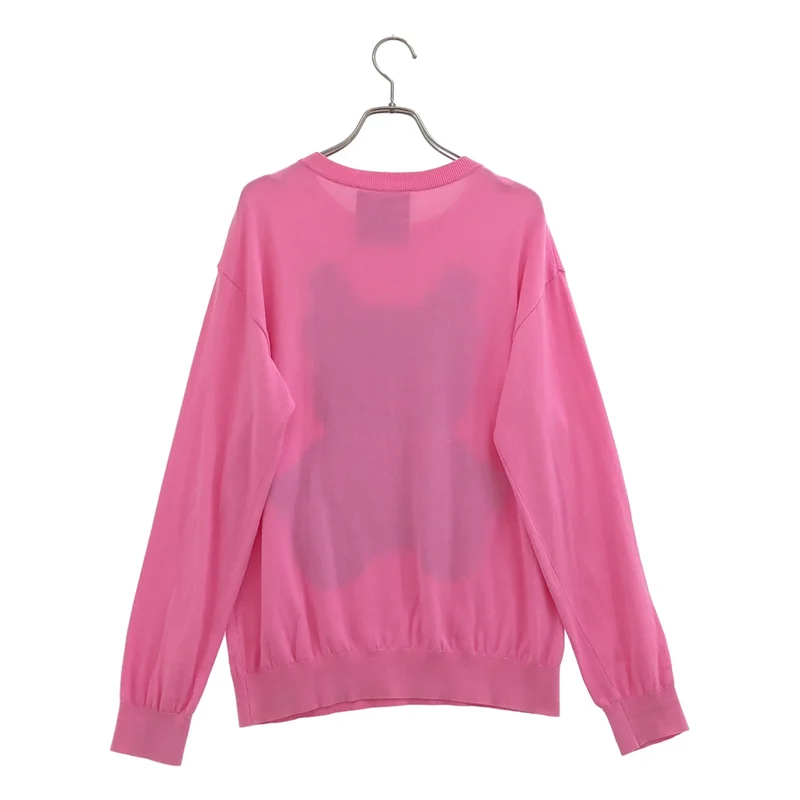 MOSCHINO / モスキーノ | コットン ベア クルーネックニット | XS | レディース