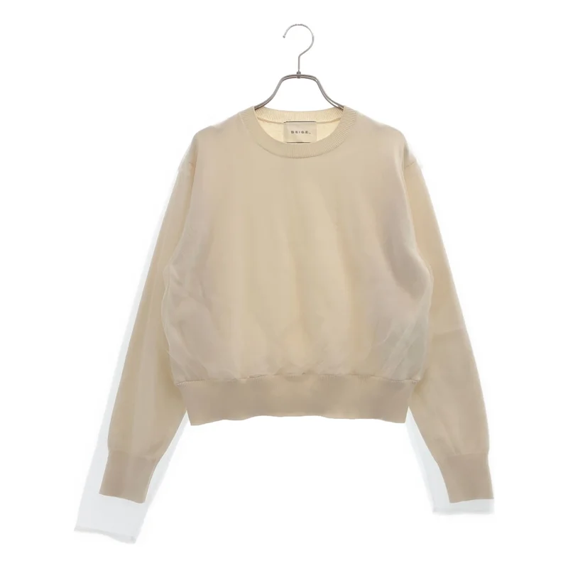 BEIGE， / ベイジ | チュールレイヤード トップス | 4 | レディース