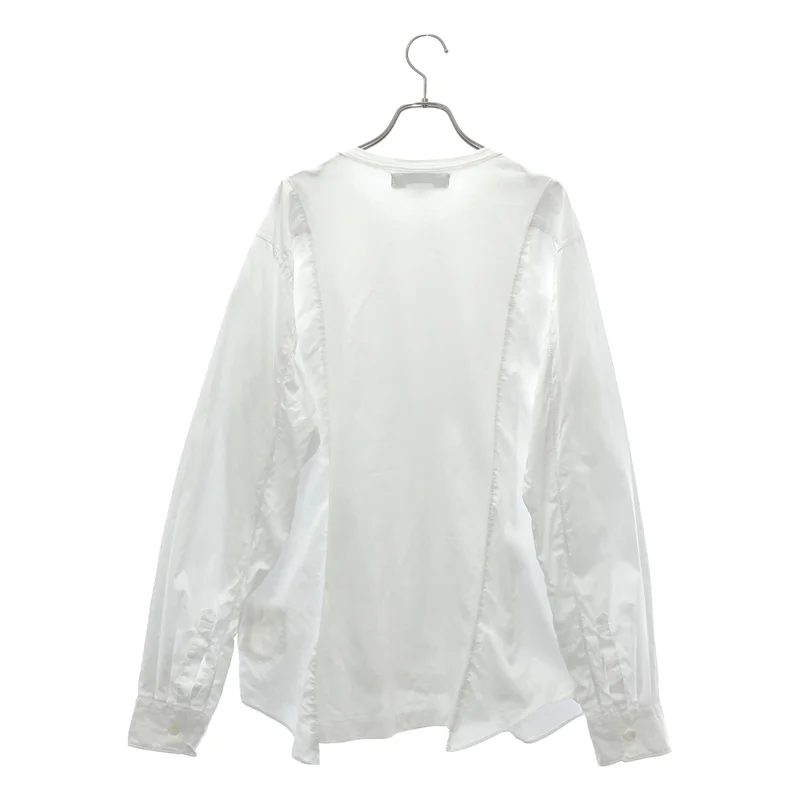 BLACK COMME des GARCONS / ブラックコムデギャルソン | 2021SS | シャツドッキング 切替 カットソー | L | メンズ